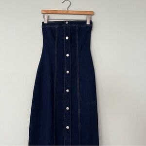 Princess Polly Stoltz Denim Midi Dress NWT